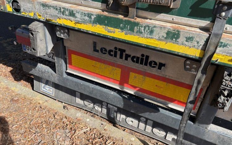 LECITRAILER SREM FOURGON 3 ESSIEUX 38T VERT GX-803-CZ