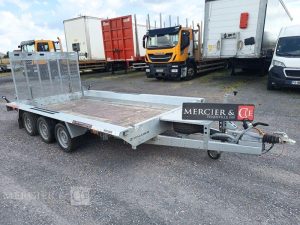 TEMARED REMORQUE PORTE ENGIN BUILDER 3 – 3 ESSIEUX – PTAC : 3,5 TONNES –  HC-640-PL