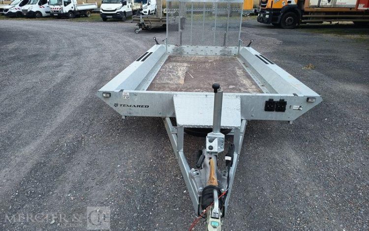 TEMARED REMORQUE PORTE ENGIN BUILDER 3 – 3 ESSIEUX – PTAC : 3,5 TONNES –  HC-640-PL