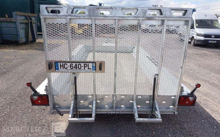 TEMARED REMORQUE PORTE ENGIN BUILDER 3 – 3 ESSIEUX – PTAC : 3,5 TONNES –  HC-640-PL
