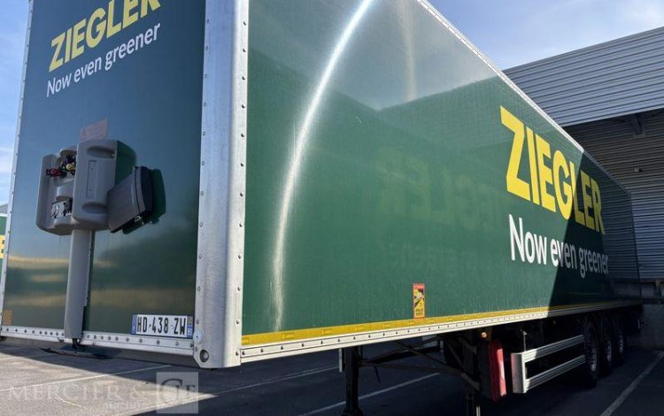 FRUEHAUF SREM FOURGON 3 ESSIEUX VERT HD-438-ZW