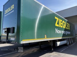 LECITRAILER SREM FOURGON 3 ESSIEUX VERT HE-374-YR