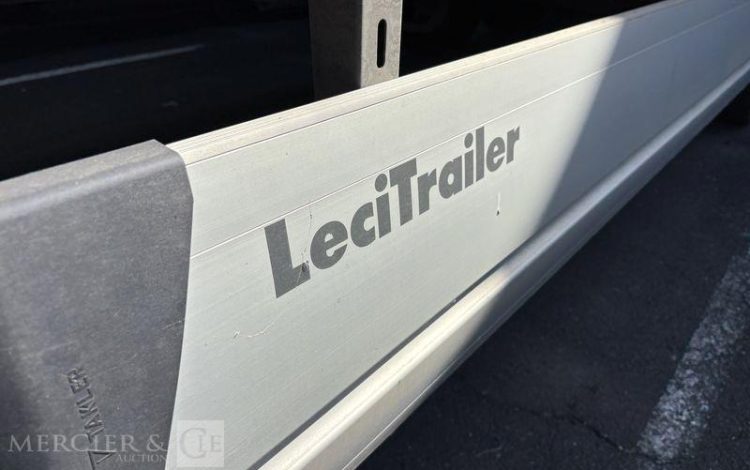 LECITRAILER SREM FOURGON 3 ESSIEUX VERT HE-374-YR