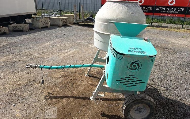 IMER BETONNIERE S350R TRACTABLE – 345 LITRES – ESSENCE – ANNEE 2022  ISS350