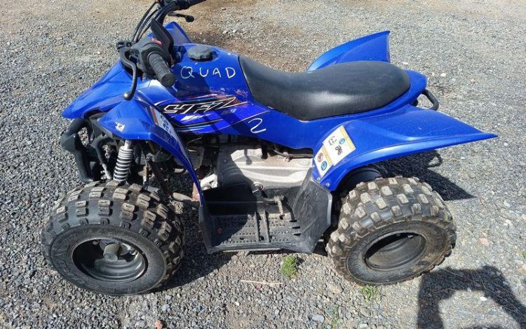 YAMAHA QUAD YFM RAPTOR VERSION 50CM3 ET SES CLES  QUAD2