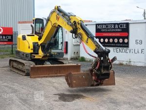 WACKER NEUSON PELLE SUR CHENNILLES EZ80 8,4 TONNES – DIESEL -1832 HEURES –  ANNEE 2021  WN01867