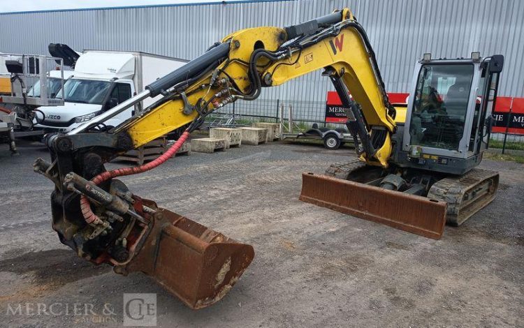 WACKER NEUSON PELLE SUR CHENNILLES EZ80 8,4 TONNES – DIESEL -1832 HEURES –  ANNEE 2021  WN01867