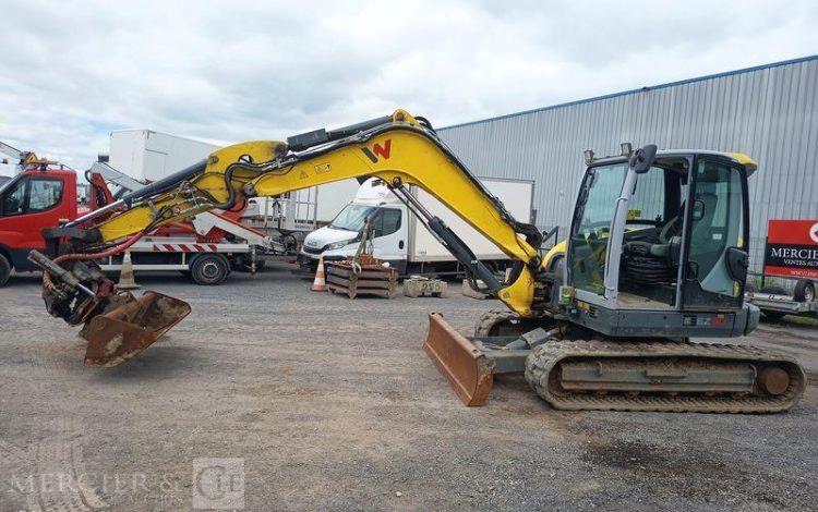 WACKER NEUSON PELLE SUR CHENNILLES EZ80 8,4 TONNES – DIESEL -1832 HEURES –  ANNEE 2021  WN01867