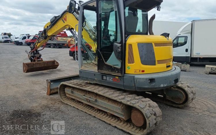 WACKER NEUSON PELLE SUR CHENNILLES EZ80 8,4 TONNES – DIESEL -1832 HEURES –  ANNEE 2021  WN01867