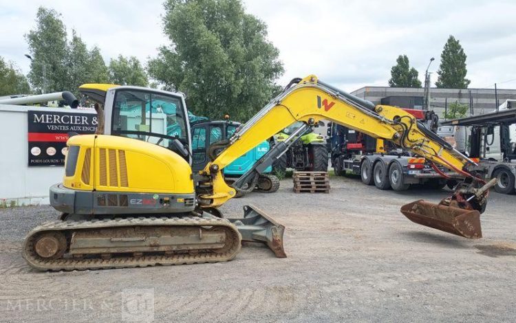 WACKER NEUSON PELLE SUR CHENNILLES EZ80 8,4 TONNES – DIESEL -1832 HEURES –  ANNEE 2021  WN01867