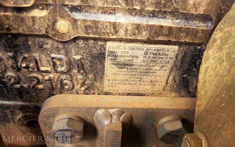 WACKER NEUSON PELLE SUR CHENNILLES EZ80 8,4 TONNES – DIESEL -1832 HEURES –  ANNEE 2021  WN01867
