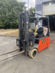 FENWICK CHARIOT ELEVATEUR ELECTRIQUE E18 – 4747 HEURES ROUGE 3952