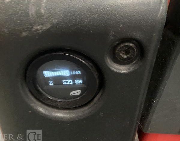 LINDE TRANSPALETTE ELECTRIQUE MT15 – CAP 1T5 – 539 HEURES ROUGE 66381