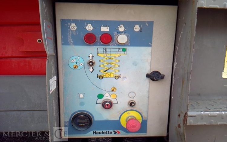 HAULOTTE NACELLE PLATEFORME CISEAUX H12SDX – 12M – 884H – AN2014  164537