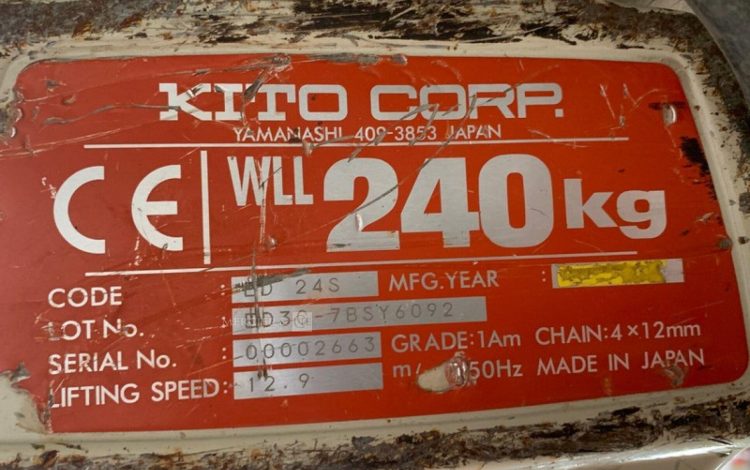 KITO CORP ED24S  PAL010035