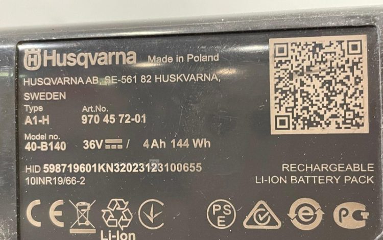 HUSQVARNA WT15I  TAN011043