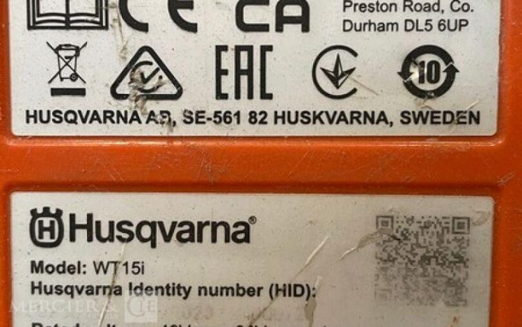 HUSQVARNA WT15I  TAN011043