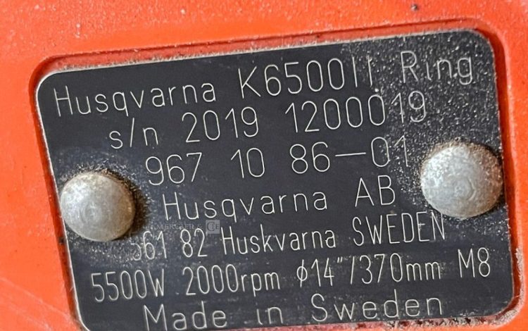 HUSQVARNA K6500  TRO010116