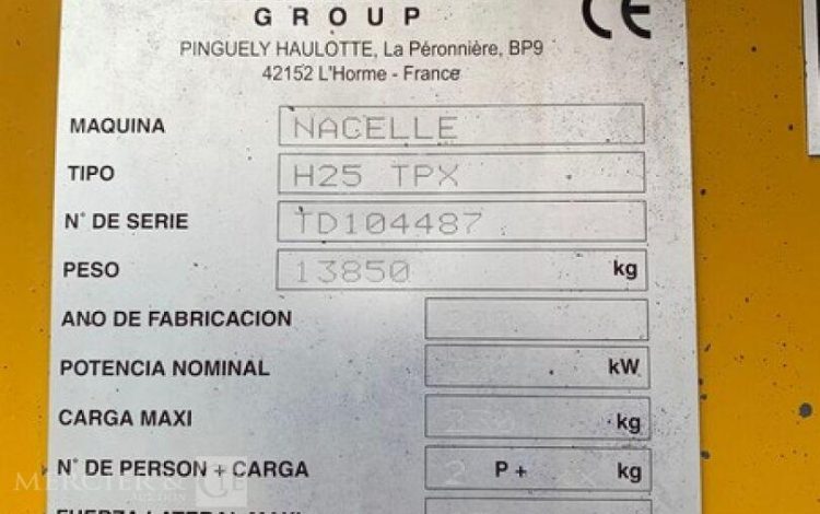 HAULOTTE H25 TPX – 4WD  TD104487