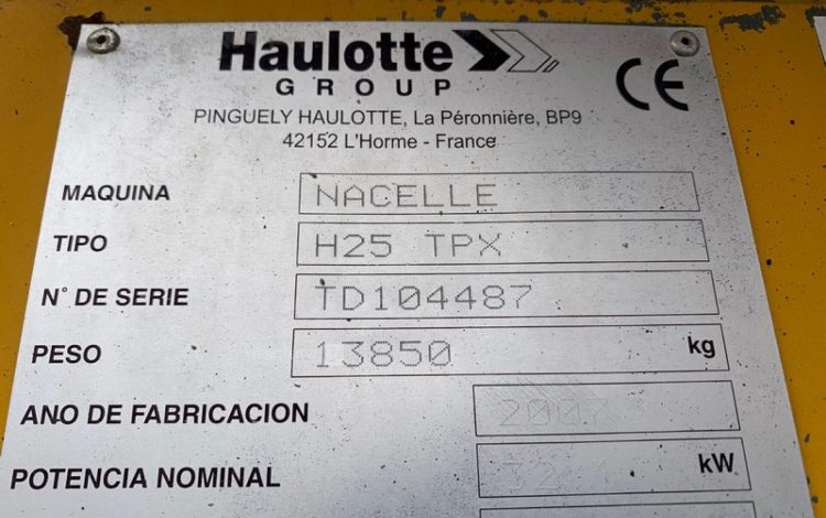 HAULOTTE H25 TPX – 4WD  TD104487