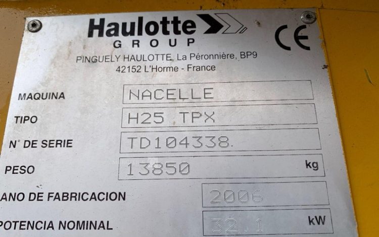 HAULOTTE H25 TPX – 4WD  TD104338