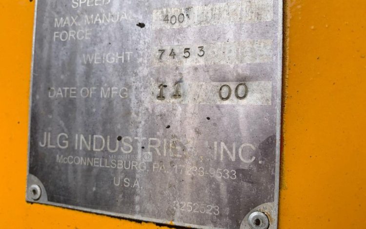 JLG 450AJ  TD16B1850