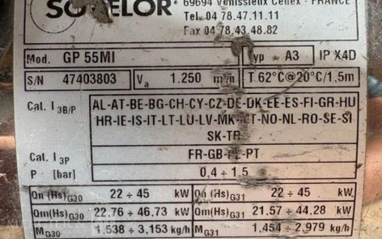 SOVELOR GP55MI  CHG010283