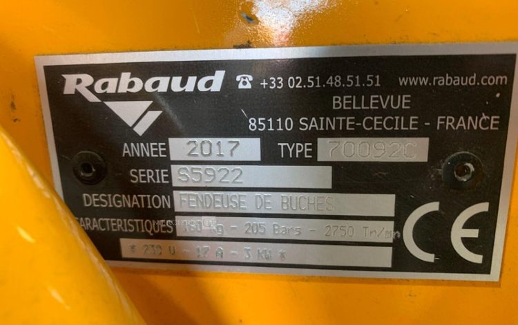RABAUD 70092C  FEN010135