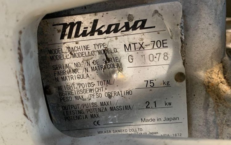 MIKASA MXT-70E  PIL013588