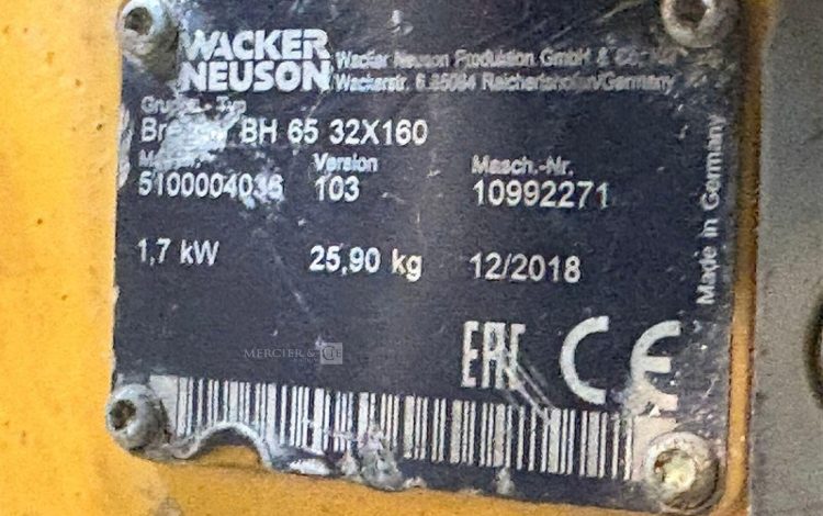 WACKER NEUSON BH 65 32X160  PIQ011244