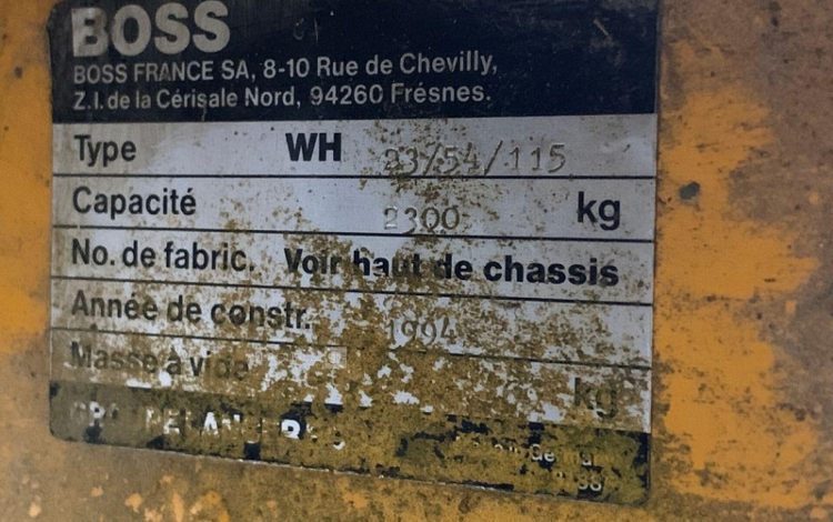 BOSS   TRA750002