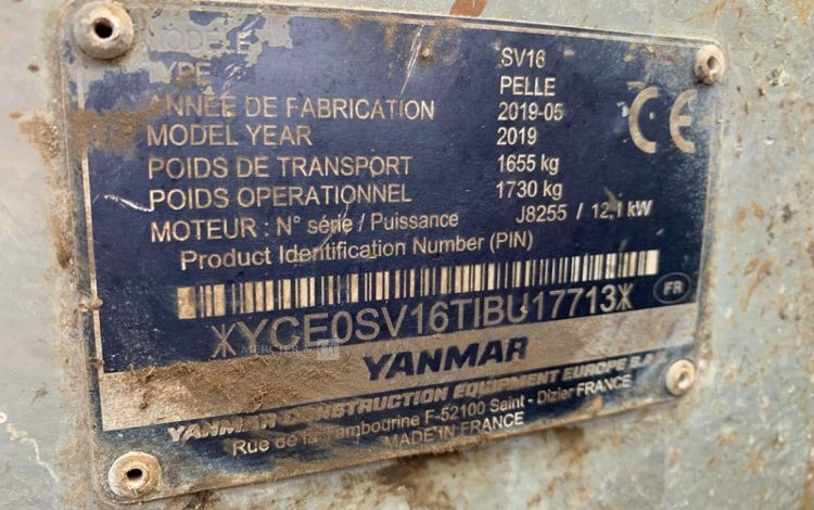 YANMAR SV16  14064