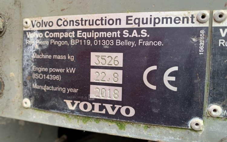 VOLVO ECR35D  13678