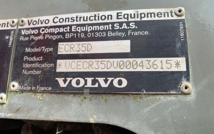 VOLVO ECR35D  13678