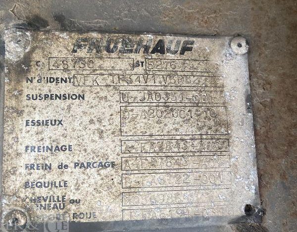 FRUEHAUF SEMI REMORQUE FOURGON  5231SV79