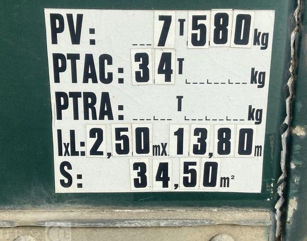 FRUEHAUF SEMI REMORQUE FOURGON  5231SV79