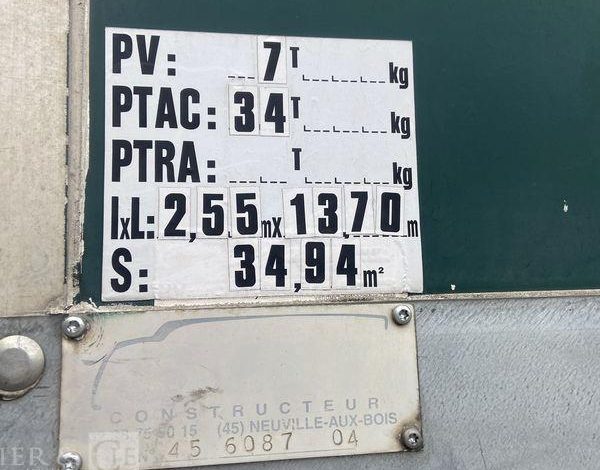SRT SREM FOURGON 3 ESSIEUX 34T VERT BN-159-EK