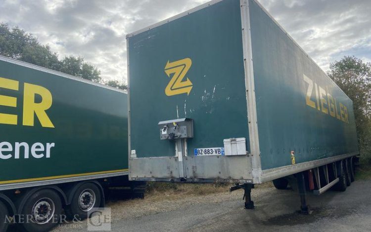 TROUILLET SEMI REMORQUE FOURGON  BZ-883-VB