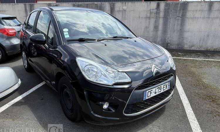 CITROEN C3 1.4 HDI 70 BUSINESS – NON ROULANT NOIR CF-479-EX
