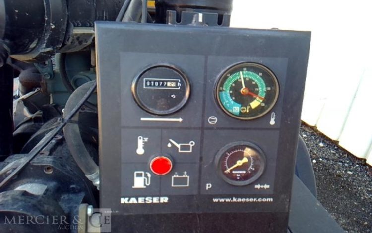 KAESER COMPRESSEUR D AIR M20 – 2000L – 7 BARS – 1077H – 1 ESSIEU -¨PTAC 570KG – AN2016  DY-491-ZL