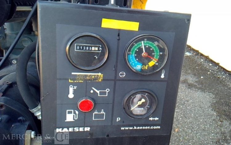 KAESER COMPRESSEUR D AIR M20 2000L – 7 BARS – 1395H – 1 ESSIEU – PTAC 570KG – AN2016  DZ-698-WN