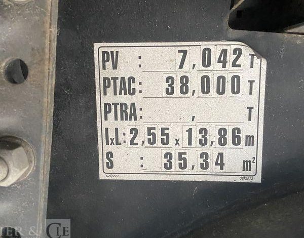 KRONE SEMI REMORQUE  EF-672-AV