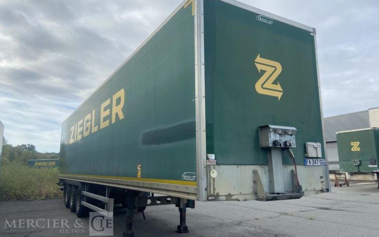 TROUILLET SEMI REMORQUE FOURGON  FA-347-SG