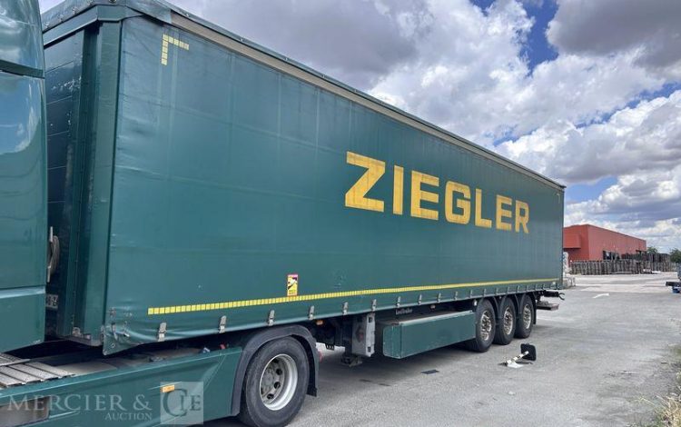 LECITRAILER SREM PLSC 3 ESSIEUX 38T VERT FL-146-ZA