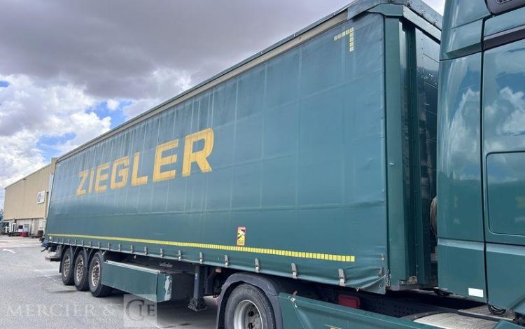 LECITRAILER SREM PLSC 3 ESSIEUX 38T VERT FL-146-ZA
