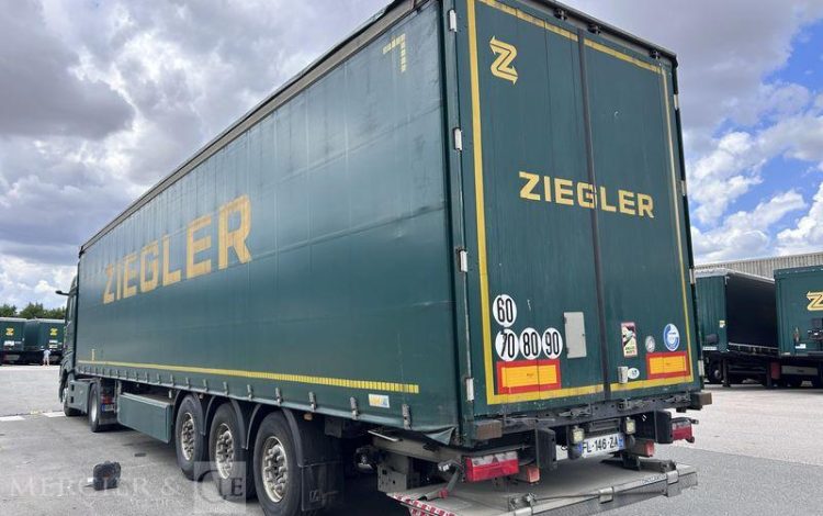LECITRAILER SREM PLSC 3 ESSIEUX 38T VERT FL-146-ZA