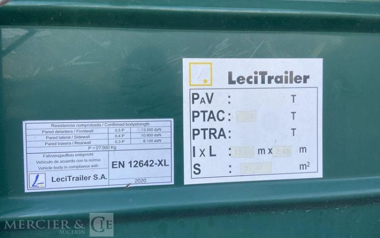 LECITRAIL SEMI REMORQUE  FP-263-VM