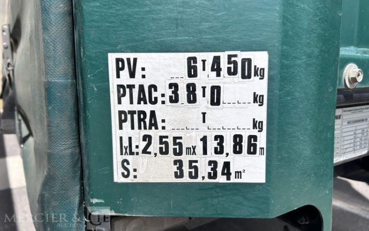 KRONE SREM PLSC 3 ESSIEUX 38T VERT GA-848-ZN