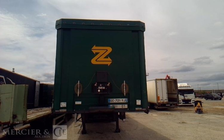 LECITRAILER SEMI REMORQUE BACHE 3 ESSIEUX PTAC 38T  GC-721-YJ