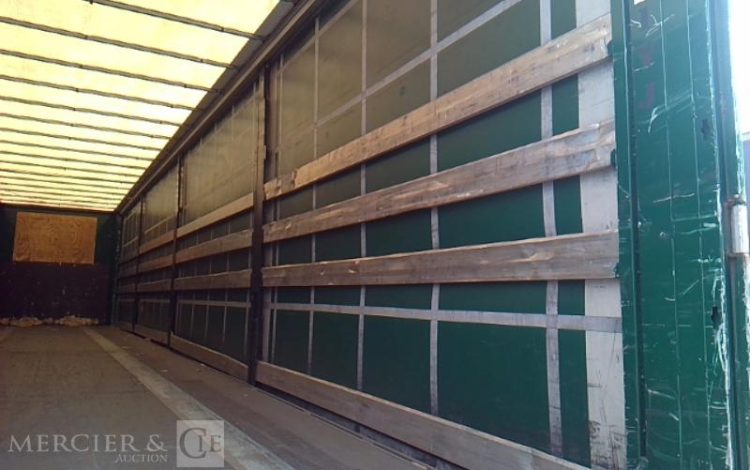 LECITRAILER SEMI REMORQUE BACHE 3 ESSIEUX PTAC 38T  GC-721-YJ